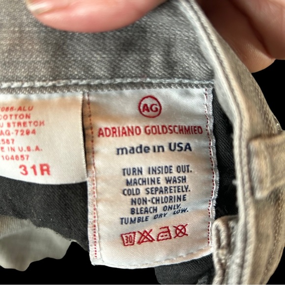 AG Adriano Goldschmied The Casablanca Gray Denim Jeans Women’s Size 31 - Picture 7 of 7
